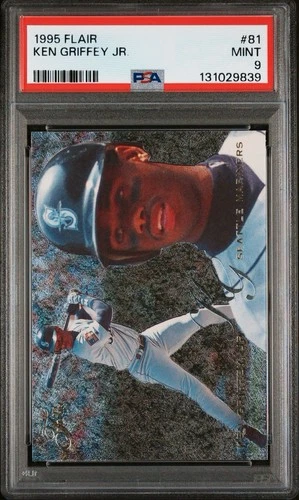Ken Griffey Jr. - 1995 Flair #81, Mariners PSA 9
