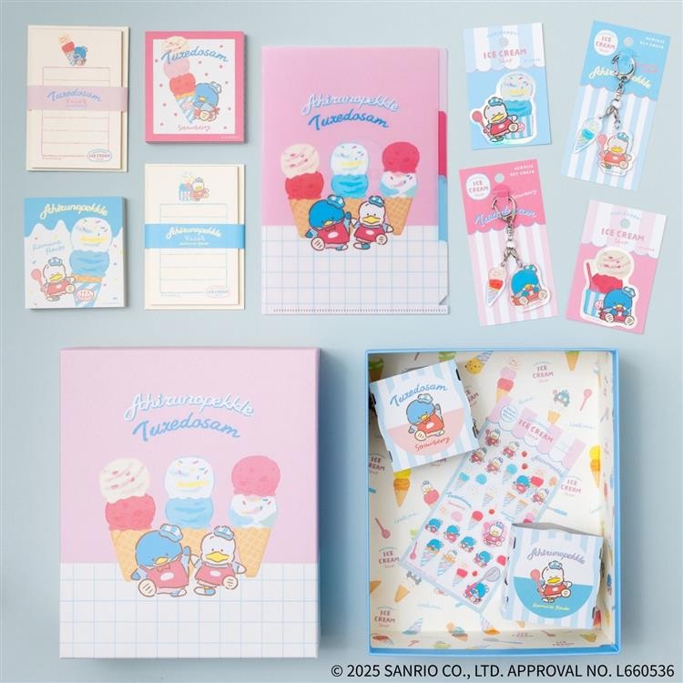 Sanrio Hapidanbui Heladería Papelería Caja Set Esmoquin Peckle Loft