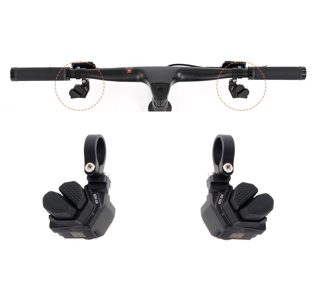 WHEELTOP EDS TXR wireless electronic flat-bar trigger shifters