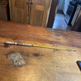 Vtg Eagle Claw Spinning Rod MFLS5 2pc 5' FL204H 5 USA Excellent!