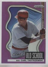 2022 Panini Prizm Old School Purple Prizm Carl Yastrzemski #OS-8 HOF 1hr4