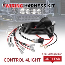 COLIGHT LED Light Bar Wiring Harness 4 Leads 12V 40A Fuse Relay On-Off Switch