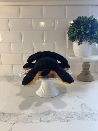 Melissa E Doug Nero E Marrone Morbido Carino Peluche Cane - Foto 3 di 7