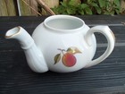 Royal Worcester 4 Stück Teekanne nur Unterteil - "Evesham" - unbenutzt - schön