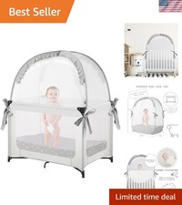 Elegant Crib Tent for Pack 'N Play - Prevent Climbing  Ensure Safety 39.6"L