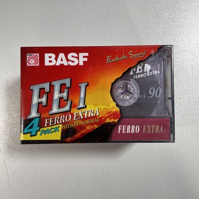 BASF FE I Ferro Extra 90 Leerkassette Musik Kassette OVP Audio Cassette 4 Stück