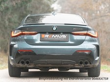 Remus Racing-Anlage ab OPF BMW 4er M440i G26 Gran Coupe je 2x84mm eingerollt 