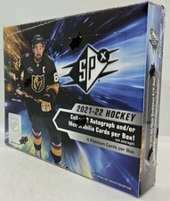 NEW! 2021-22 Upper Deck SPx Hockey Factory SEALED Hobby Box RC Chase LUCKY? 🍀💎