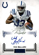 2012 Panini Playbook #171 Vick Ballard Green #/5