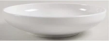 1 Replacement Over & Back Porcelain White High Rim Individual Dinner Bowl 8 1/2"