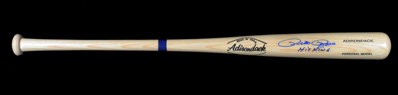 Pete Rose Autographed Signed "Hit King" Adirondack 34" Personal Model Bat PSA/DNA 