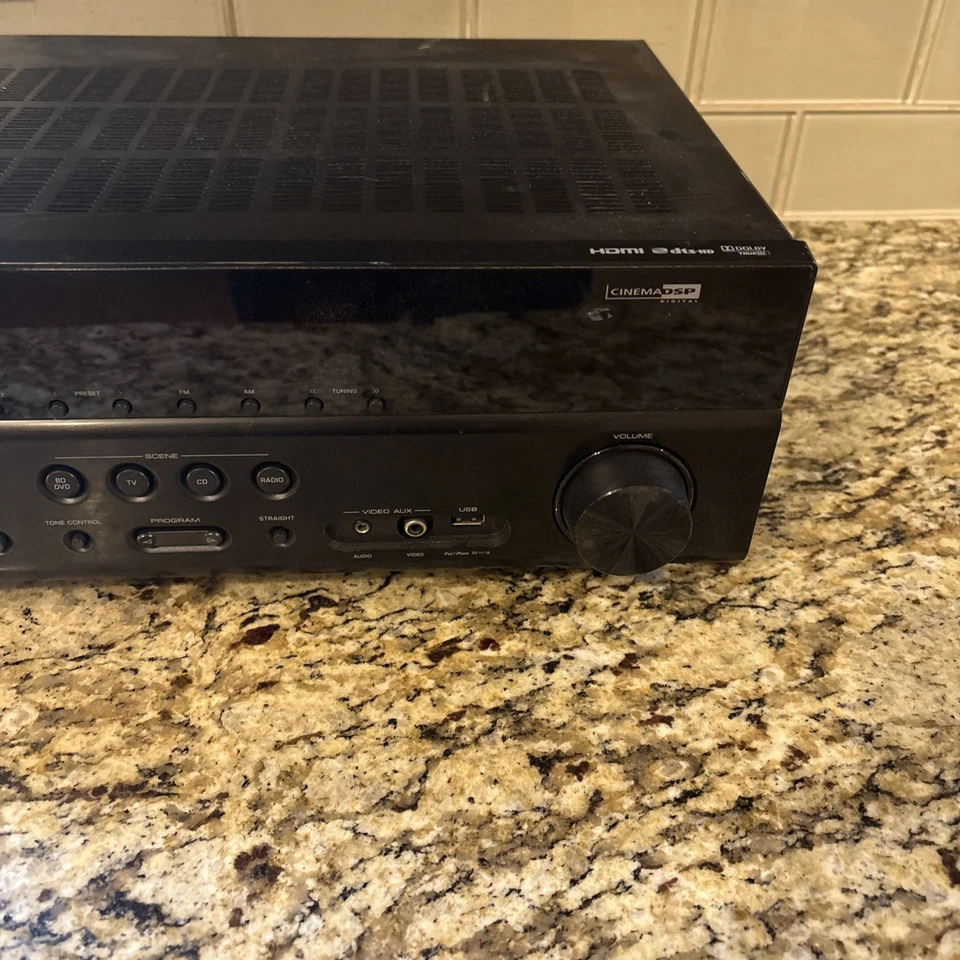 Yamaha HTR-3065 HDMI 5.1 Home Theater Surround Stereo Receiver. No Power - Image 3 of 4