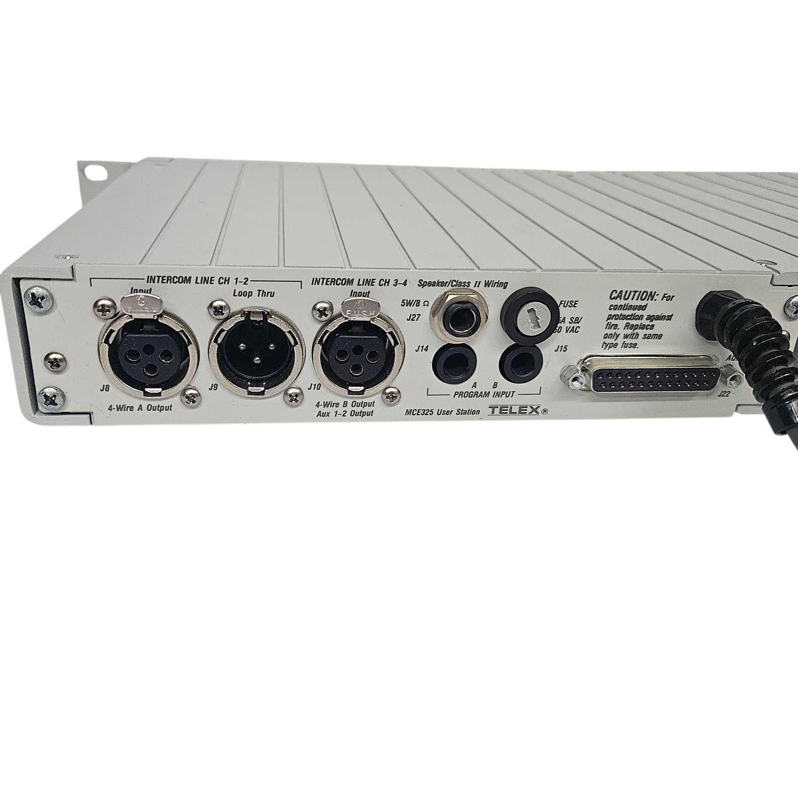 Telex RTS MCE325 User Station Intercom & MCS-325 Modular Loud Speaker