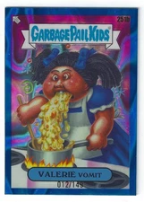2024 Garbage Pail Kids Topps Chrome Series 7 Valerie Vomit /149 Blue Lava #251b
