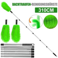 Dachrinnenreiniger 310cm Teleskop Dachrinnenbürste Dachrinnen Reinigung Werkzeug