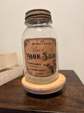 Vintage Ball Perfect Mason Jar With Side Measures & Moonshine Label