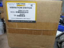 ✌️ NEW METRIX VIBRATION SWITCH 15 AMP 125-480 VAC 1/4 HP 5550-121-010 SEALED BOX