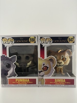 Funko Pop - Disney The Lion King - Pumbaa 550 & Simba 547 - Neu mit OVP