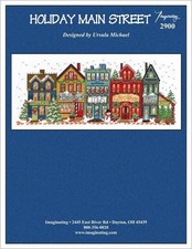 Holiday Main Street Counted Cross Stitch Patt...