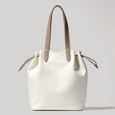 UNIQLO Canvas Tote Bag Natural Dark Brown Unisex New Japan 485677 PSL
