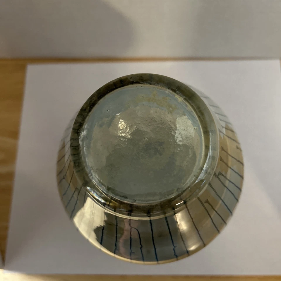 Blue Glass Vase - Image 3 of 4