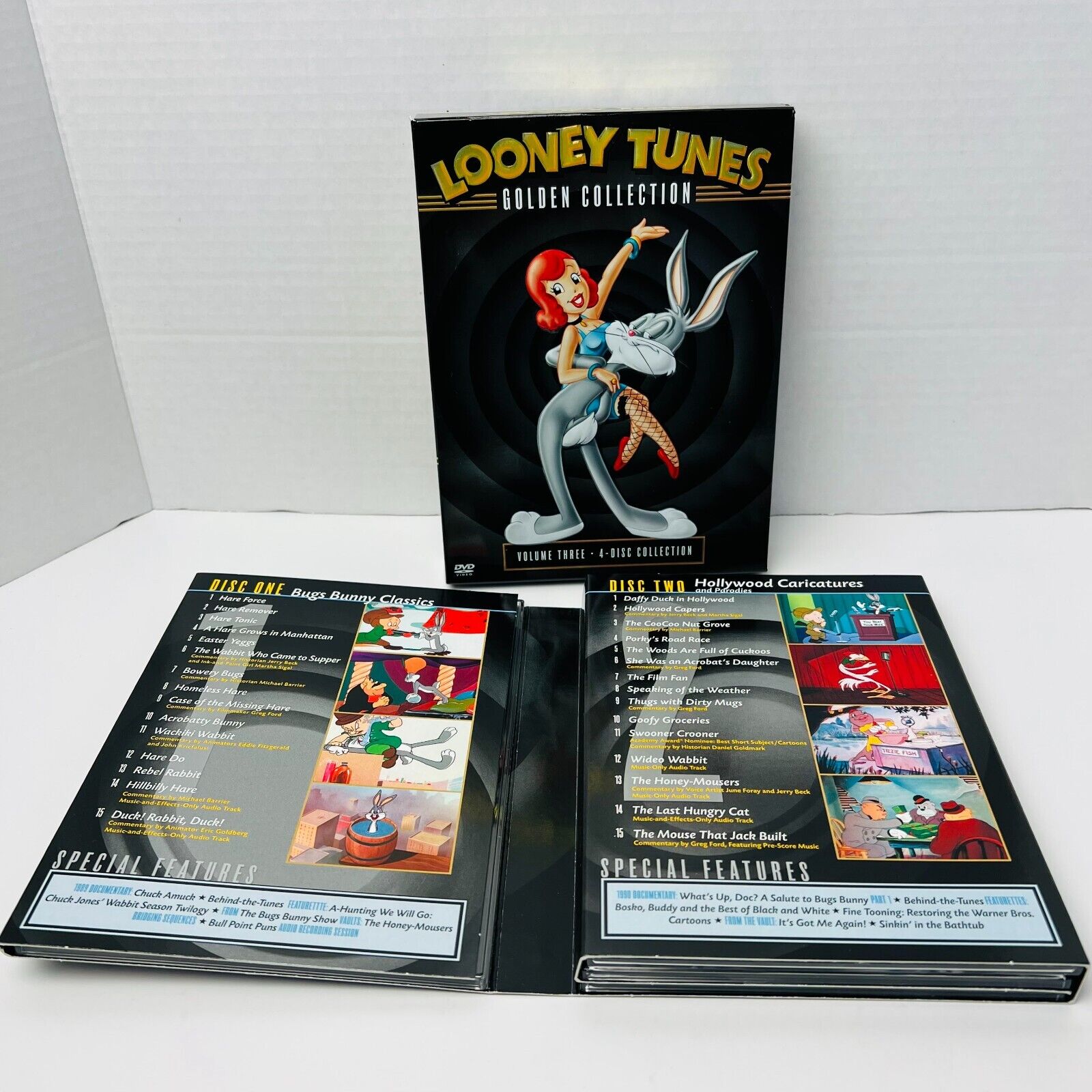 LOONEY TUNES Golden Collection Volume 3 DVD - 4 Disc Collection 12569688902