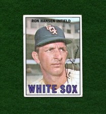 RON HANSEN 1967 TOPPS CARD #9 - CHICAGO WHITE SOX - ROOKIE OF THE YEAR