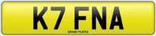 Fiona Fi Fee number plate K7 FNA CHERISHED REGISTRATION NO FEES TO PAY FIONAS