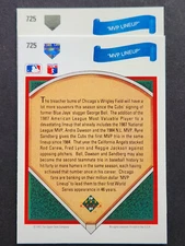 1991 Upper Deck "1990 Baseball Hologram" ERROR VARIATION 2 * You PICK CHOOSE *