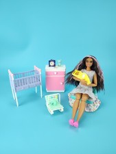 Mattel Curvy Barbie Muñeca Extra Hispana Zuru My Mini Baby Girl + Lote de Accesorios