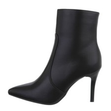 High-heel Stiefeletten Damenschuhe 7018 Ital-design In Schwarz