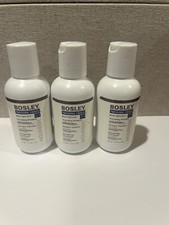 Bosley Bos Revive Nourishing Shampoo Visibly Thinning three travel size bottles