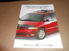 Nos Dodge Factory Dealer Brochure 1998 Caravan