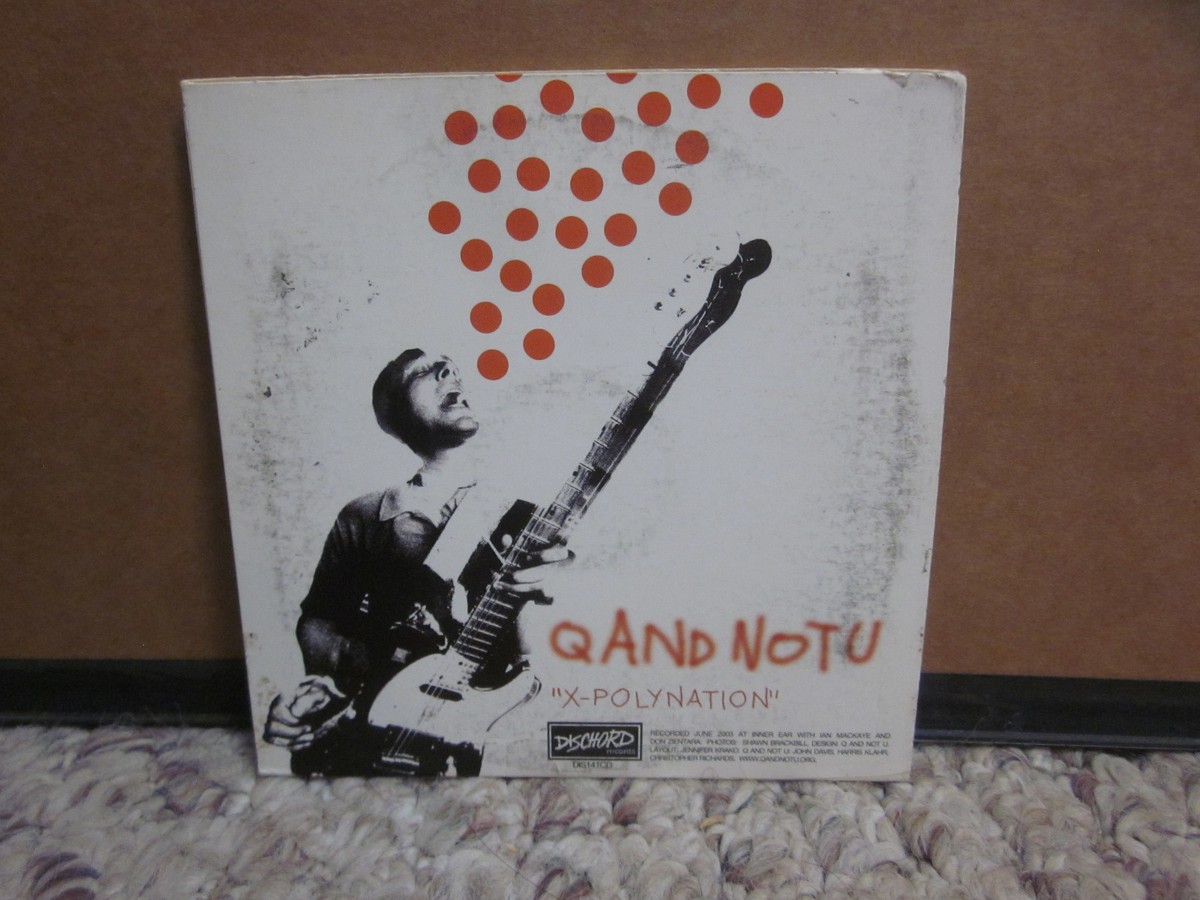 Q AND NOT U alt versions Book of Flags punk CD single X-Polynation