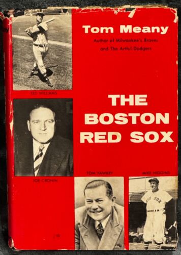 Tom Meany "The Boston Red Sox HOF" Signed Autographed Book HC/DJ PSA Rare Auto - Picture 7 of 8