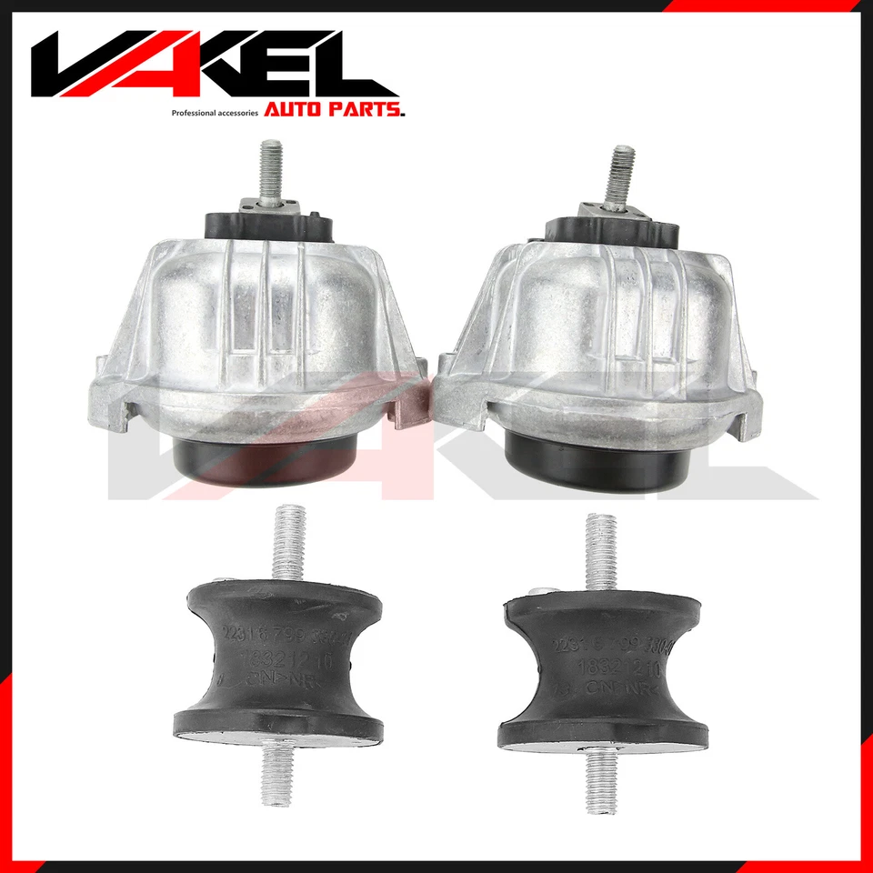 4X Engine Motor & Transmission Mount for 2008-2013 BMW 128i l6 3.0L Auto Trans - Изображение 2 из 4