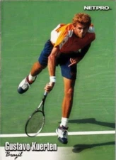Gustavo Kuerten 2003 NetPro ATP Tour tennis card #95 SHORT PRINT Near Mint +