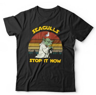 Seagulls Stop It Now T-Shirt Unisex & Kinder - Yoda, schlechte Lippen lesen, lustig
