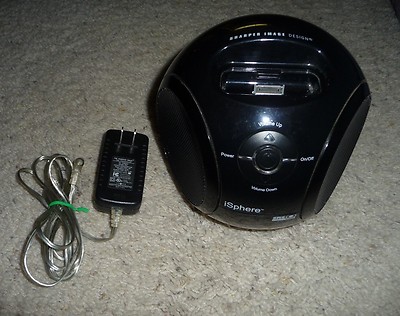 Sharper Image iSphere SI340 Speaker System for iPod, MP3 (Black)