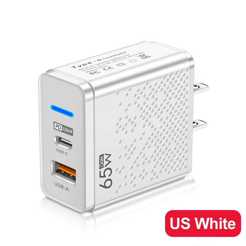 65W Super Fast Charging USB Type C Wall Charger For Samsung Note Z Fold Flip7 6 - Image 2 of 4