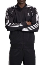 Mens Adidas Classics Black Superstar Track Jacket Size Small NEW MSRP 75