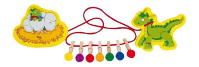 Fotoleine Kinder Holz Drache Memo-Line Foto NEU OVP