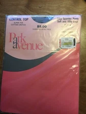  Park Avenue Vintage Pantyhose  ~ Control Top Grey Mist ~ BRAND NEW Size B