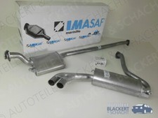 IMASAF Auspuff für Audi 80 quattro 2.0/2.2 (81,85,B2) 82-84|Mitteltopf+Endtopf