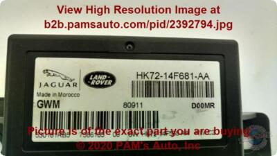 Used Serial Data Gateway Module fits: 2018 Land rover Discovery sport Network Ga