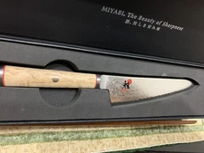 Miyabi Birchwood 5.25 “ Prep Knife+FREE Genuine Swiss Army Knife -Japanese