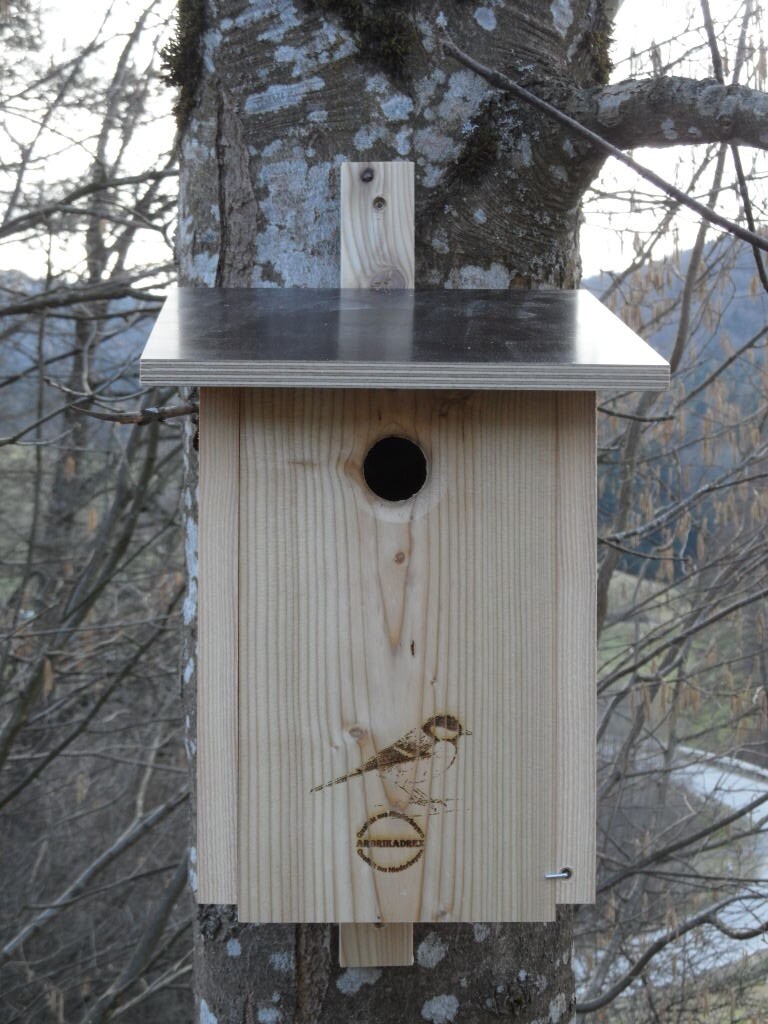 SELVA Nistkasten Aus Pflanzenfasern - Nachhaltiges Vogelhaus Für Meisen Mit 32mm Einflugloch