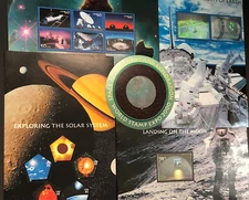 US Space Achievement & Exploration SC#3409 - 3413 Complete Set 5 Sheets CV: $135