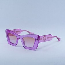 GUCCI GG1552S 003 Transparent Magenta/Gradient Orange To Violet 49-23-140 Sun...