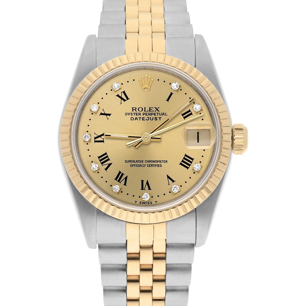 Gold Rolex Oyster Perpetual Datejust 1993 Rolex Oyster Perpetual